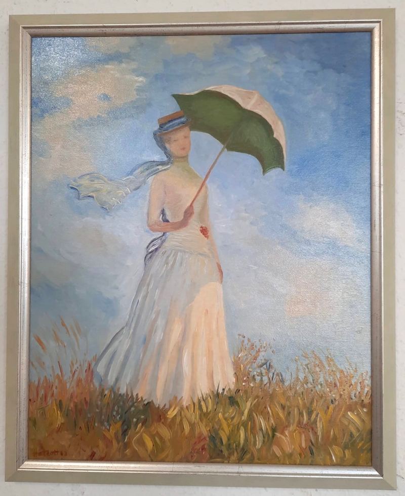 Acrylgemälde, 40 x 50 cm aus der Serie Acryl – Spaziergang von Gisela Hetzelt