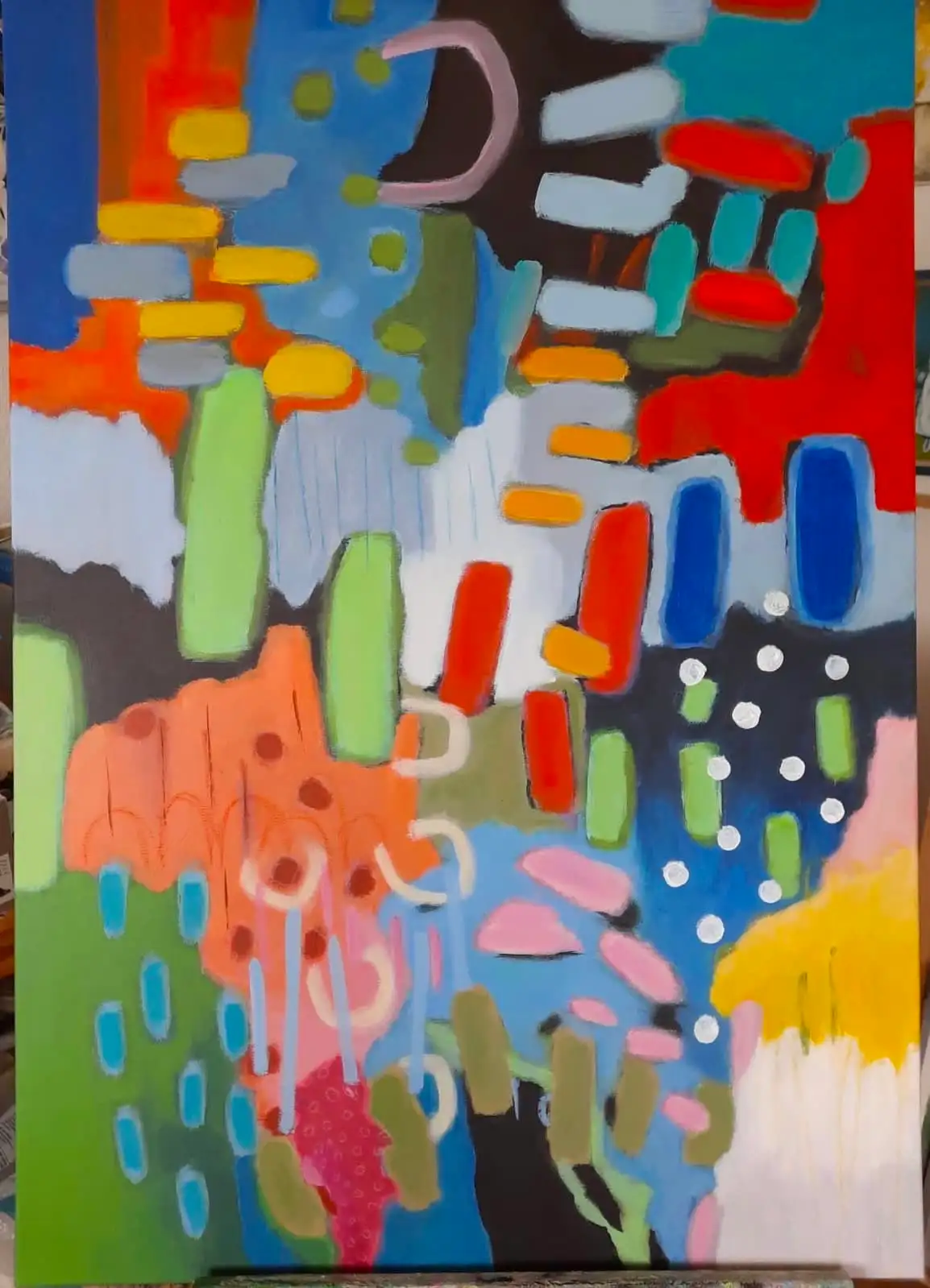 Acrylgemälde, 70 x 100 cm aus der Serie Acryl – Modern von Gisela Hetzelt