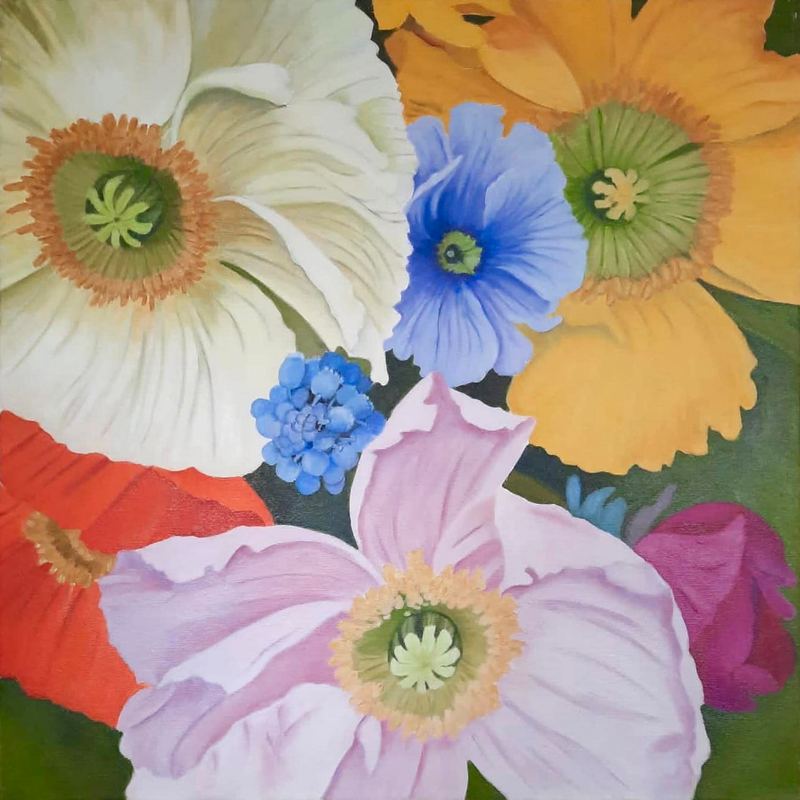 Ölgemälde, 50 x 60 cm, von Gisela Hetzelt