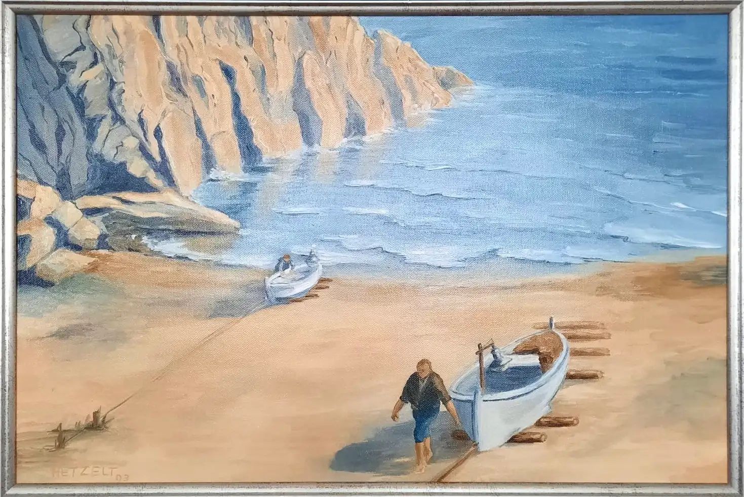 Ölgemälde, 60 x 50 cm, von Gisela Hetzelt