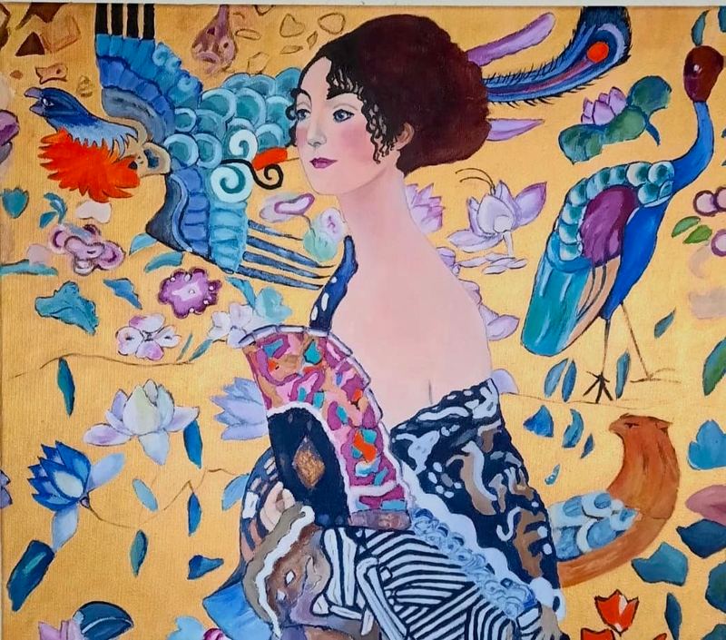 Acrylgemälde, 60 x 60 cm aus der Serie Öl & Acryl – Eine Auswahl von Gisela Hetzelt
